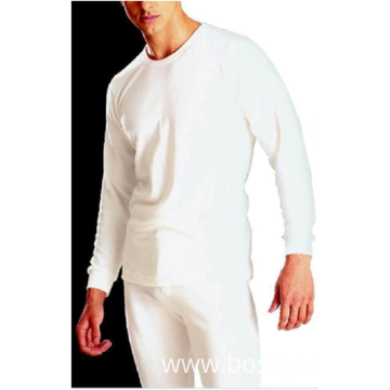Men's 65%polyester 35%cotton underwear fleece inside